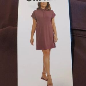 Hi Tech ladies collar pink dress